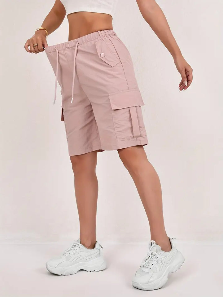Lightweight Quick-Dry Cargo Shorts Daisy