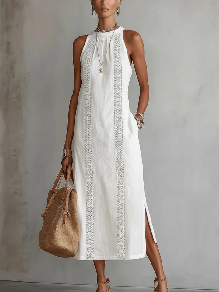 Maxi Linen Sleeveless Dress