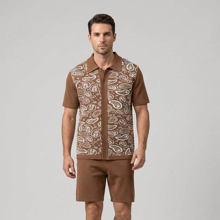 Owen Paisley Print Two-Piece Set