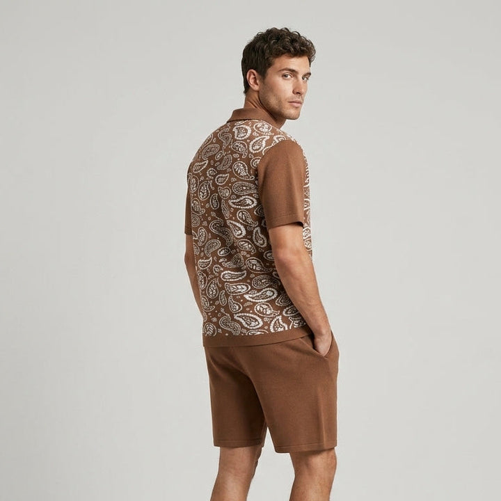 Owen Paisley Print Two-Piece Set