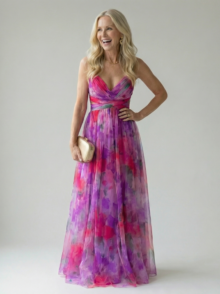 Soft Wrap Maxi Dress Isel