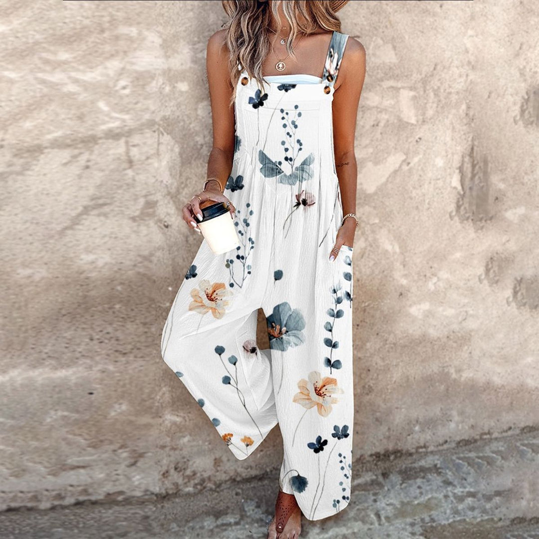 VERLAINE | Comfortable Printed Overalls