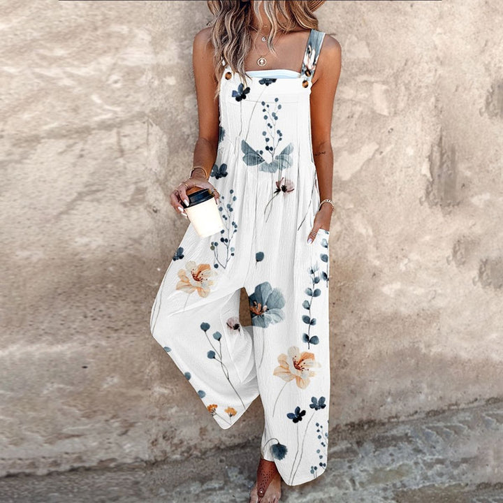 VERLAINE | Comfortable Printed Overalls