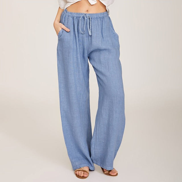 Enara - Comfortable Pants with Drawstring