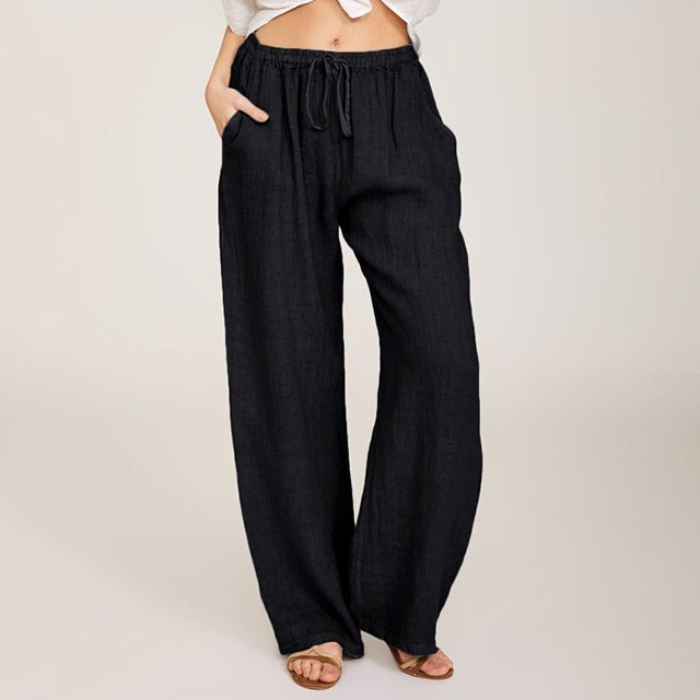 Enara - Comfortable Pants with Drawstring