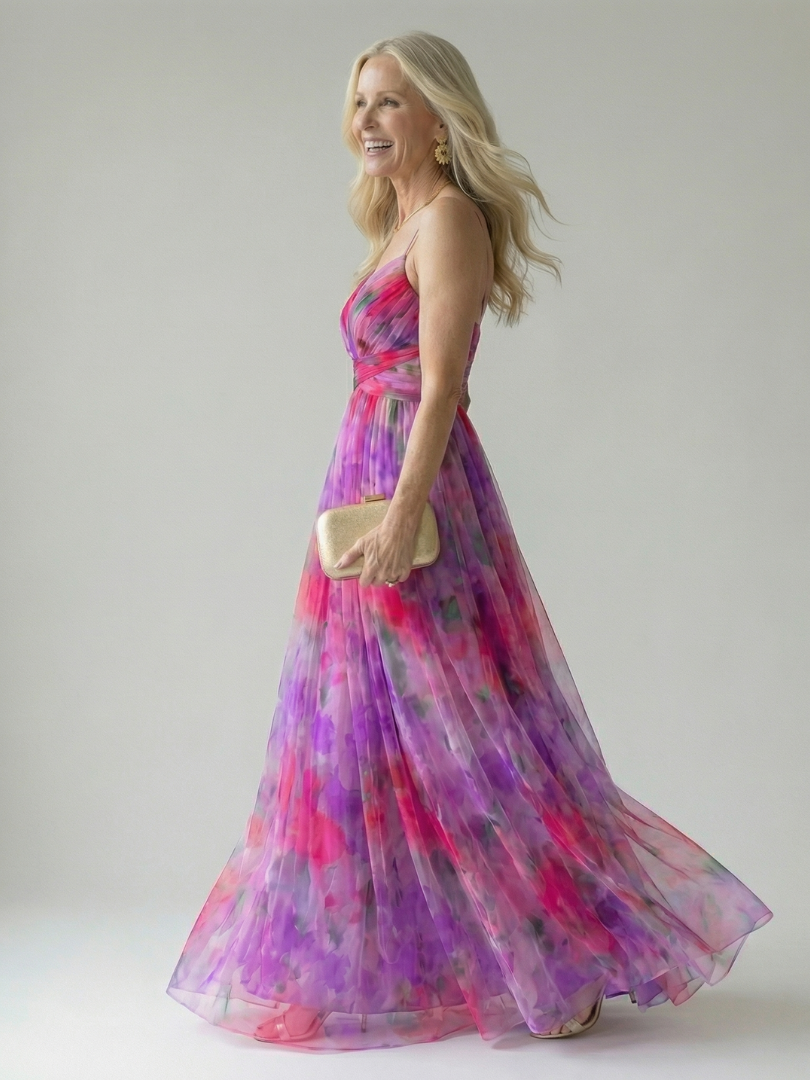 Soft Wrap Maxi Dress Isel