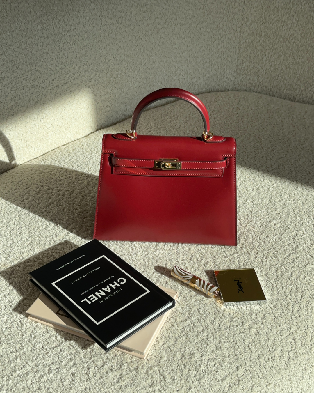 Elegant Burgundy Leather™ - Mini Bag