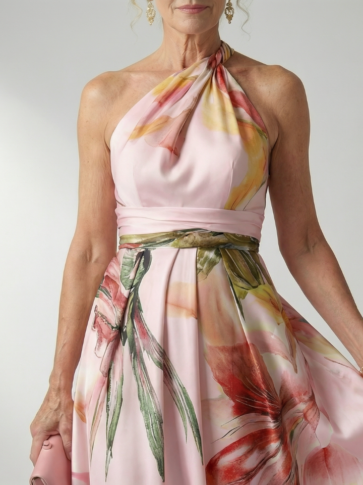 Light Floral Maxi Dress Amiel