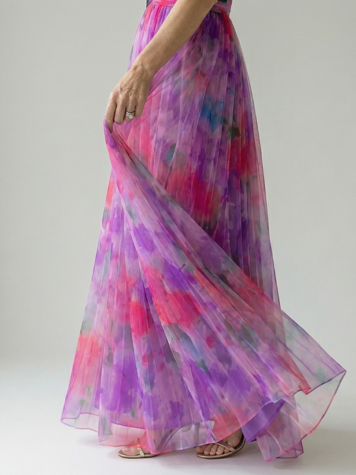 Soft Wrap Maxi Dress Isel