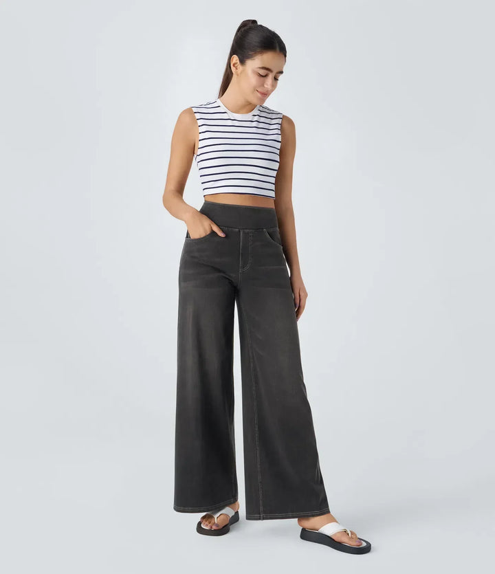 Eva | High-Waisted Stretch Pants with Comfortable Fit