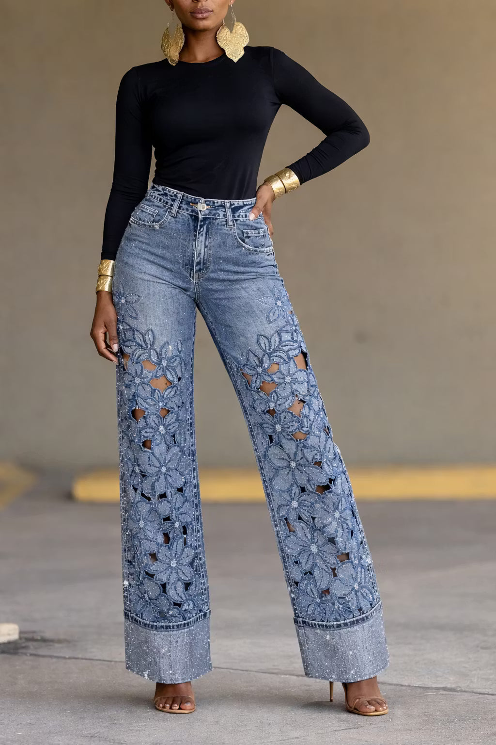 Bloom Denim Pants