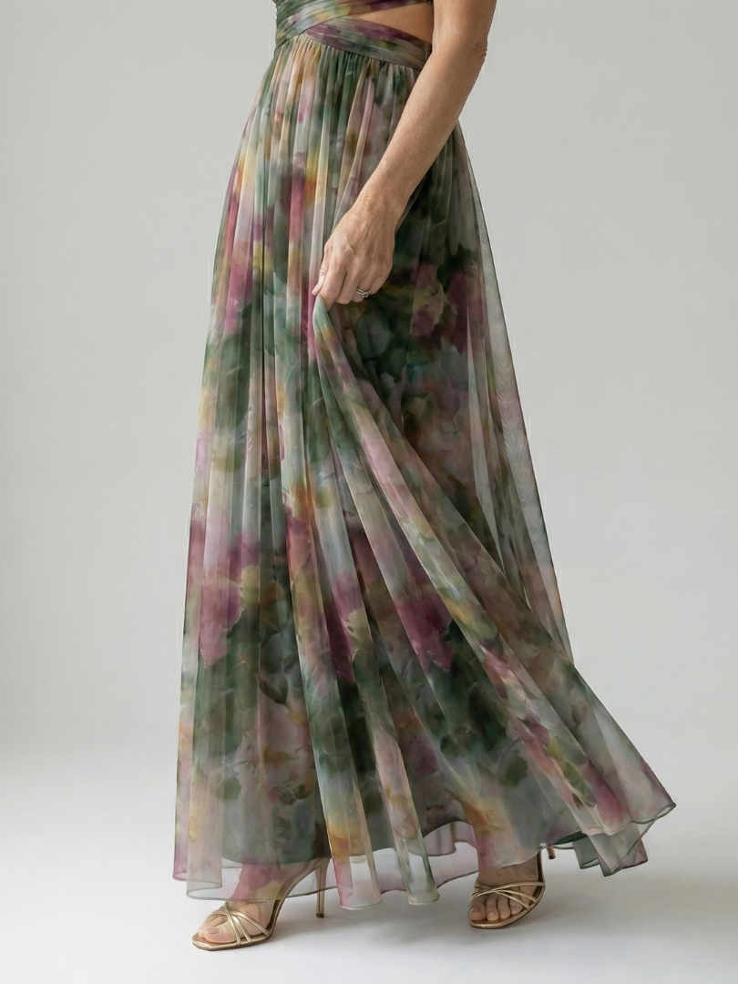 Soft Wrap Maxi Dress Isel