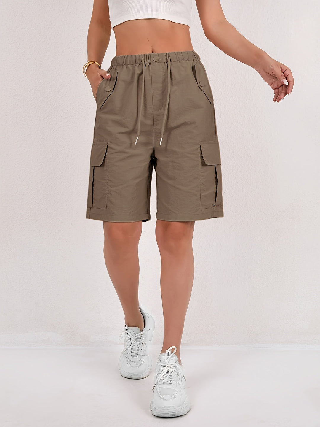 Lightweight Quick-Dry Cargo Shorts Daisy