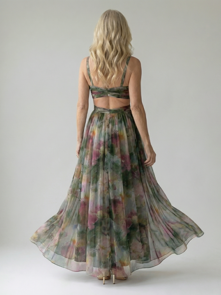 Soft Wrap Maxi Dress Isel