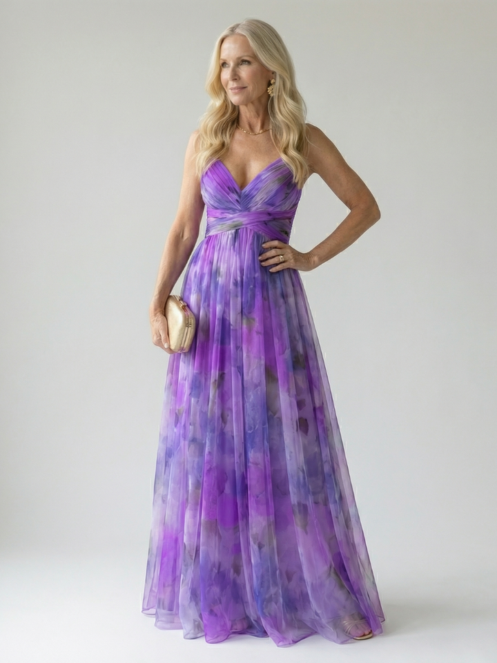 Soft Wrap Maxi Dress Isel