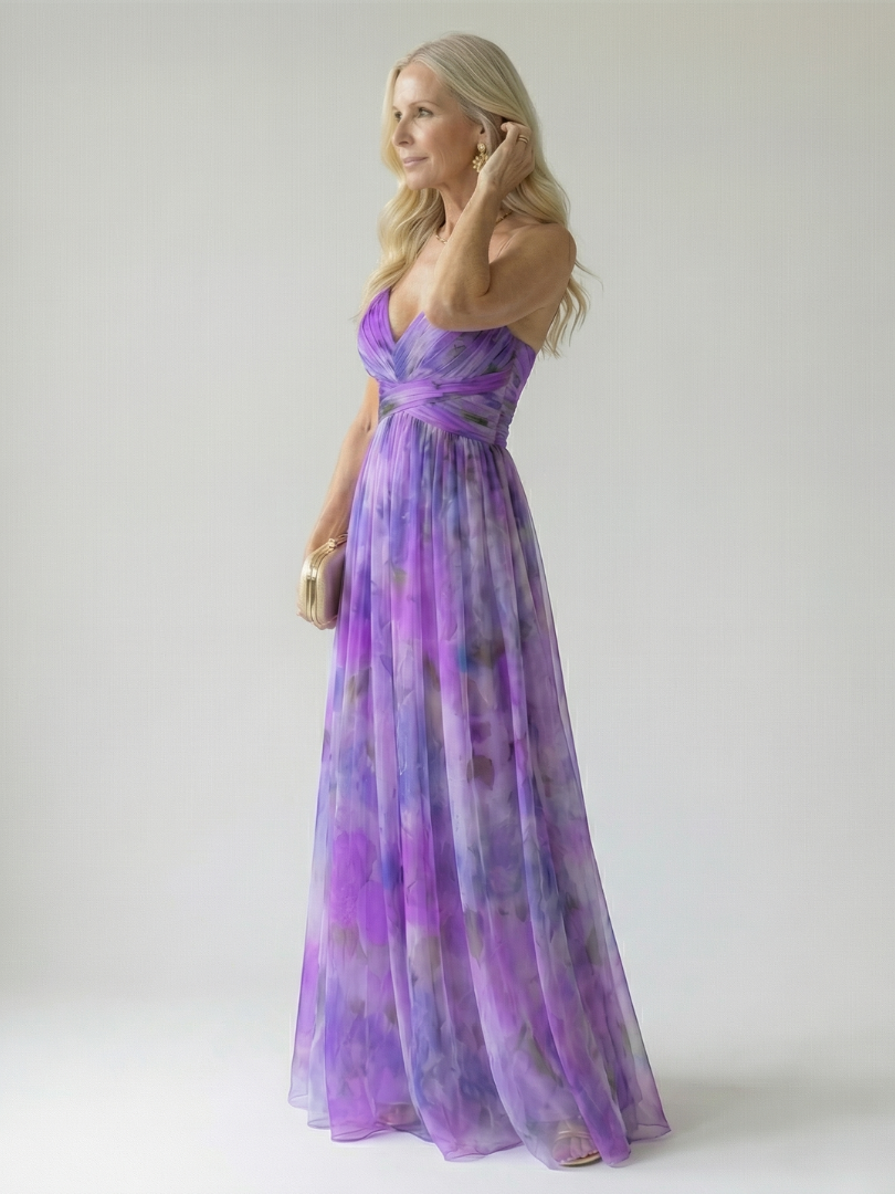 Soft Wrap Maxi Dress Isel