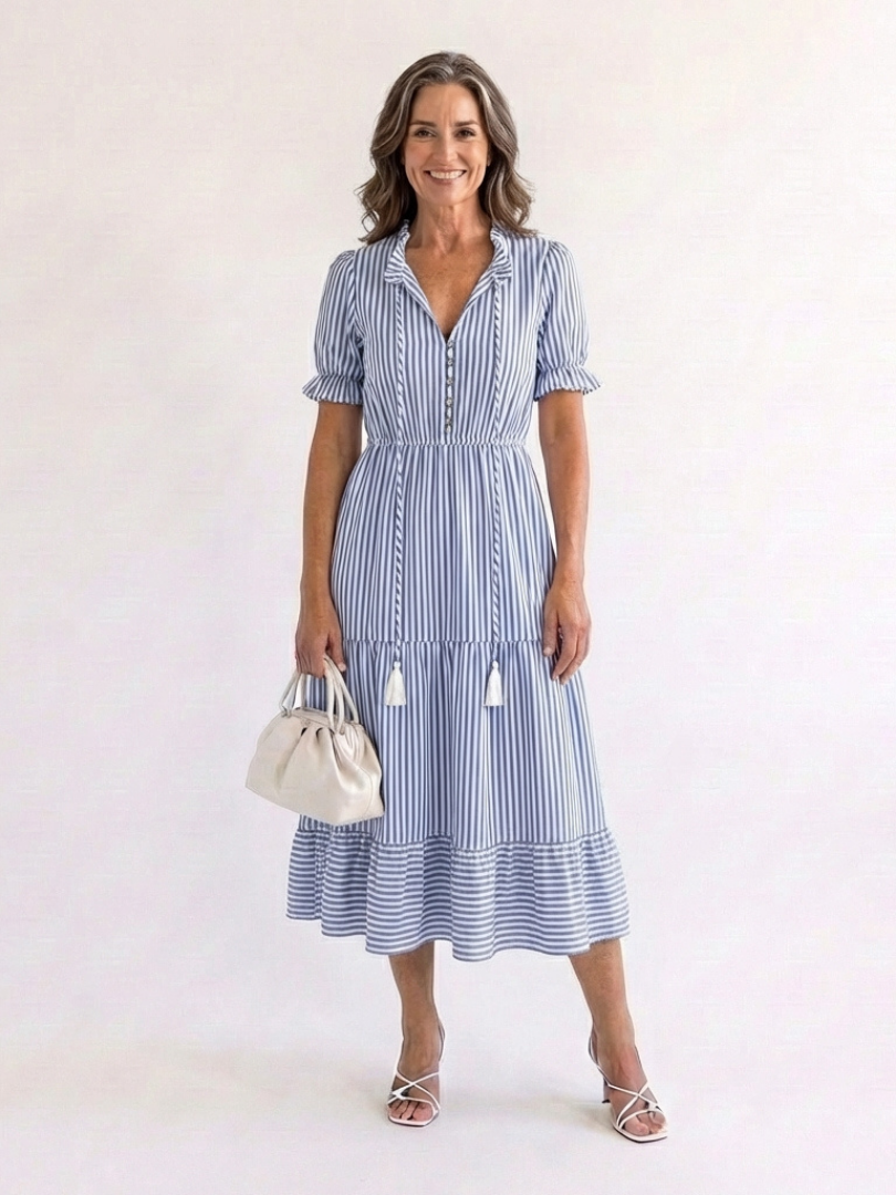 Dakato Short Sleeve Midi Dress