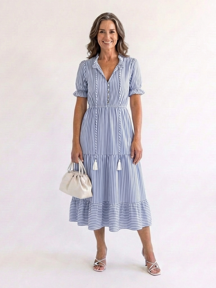 Dakato Short Sleeve Midi Dress