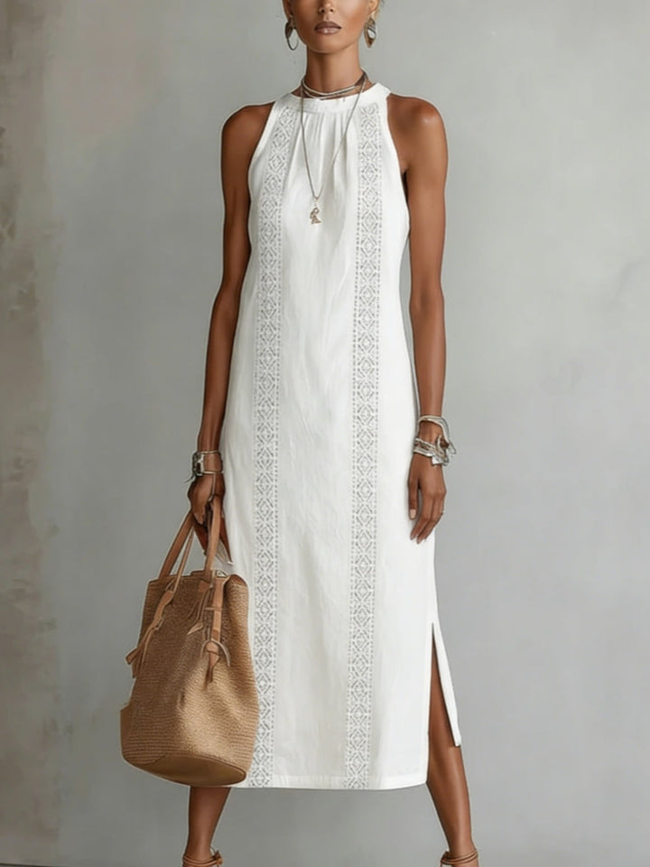Maxi Linen Sleeveless Dress