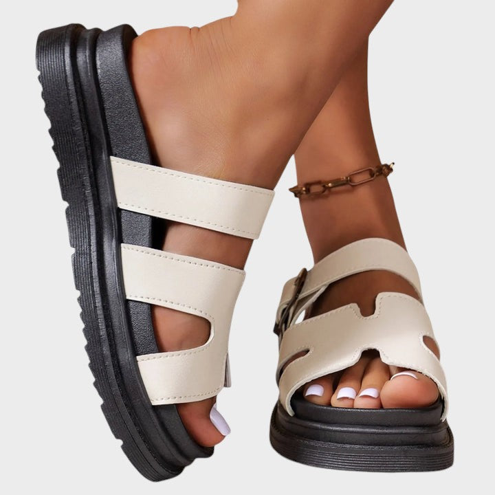 Rosinha - Orthopedic sandals with H-shaped design for comfort and support