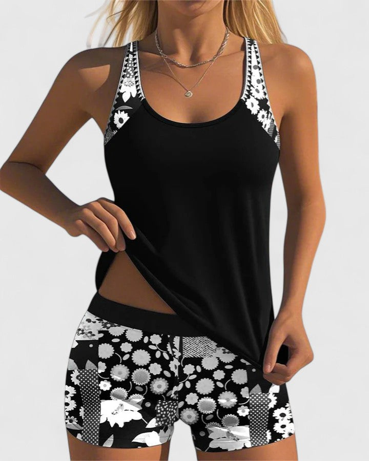 Chic Summer Tankini Marine