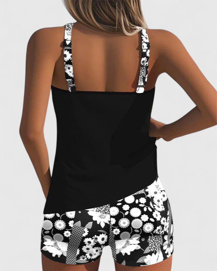 Chic Summer Tankini Marine