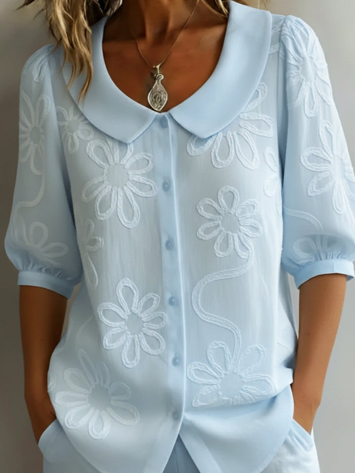 Aurélie™ | Lightweight blouse with floral pattern