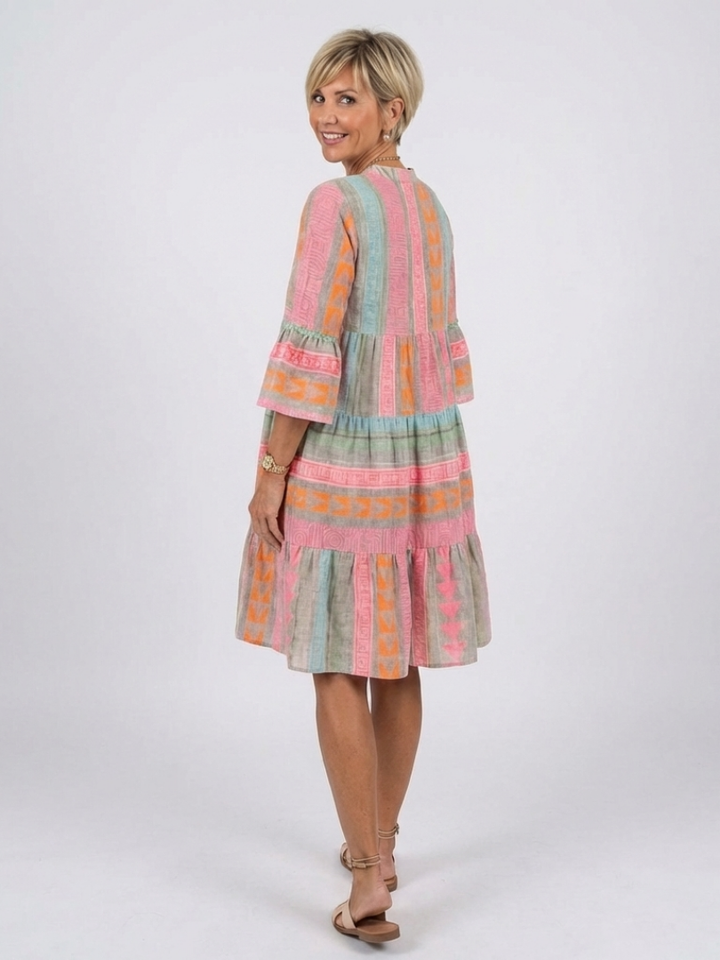 Geometric Print Dress Maelle
