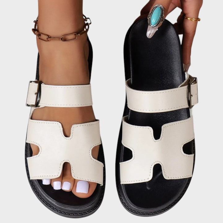 Rosinha - Orthopedic sandals with H-shaped design for comfort and support