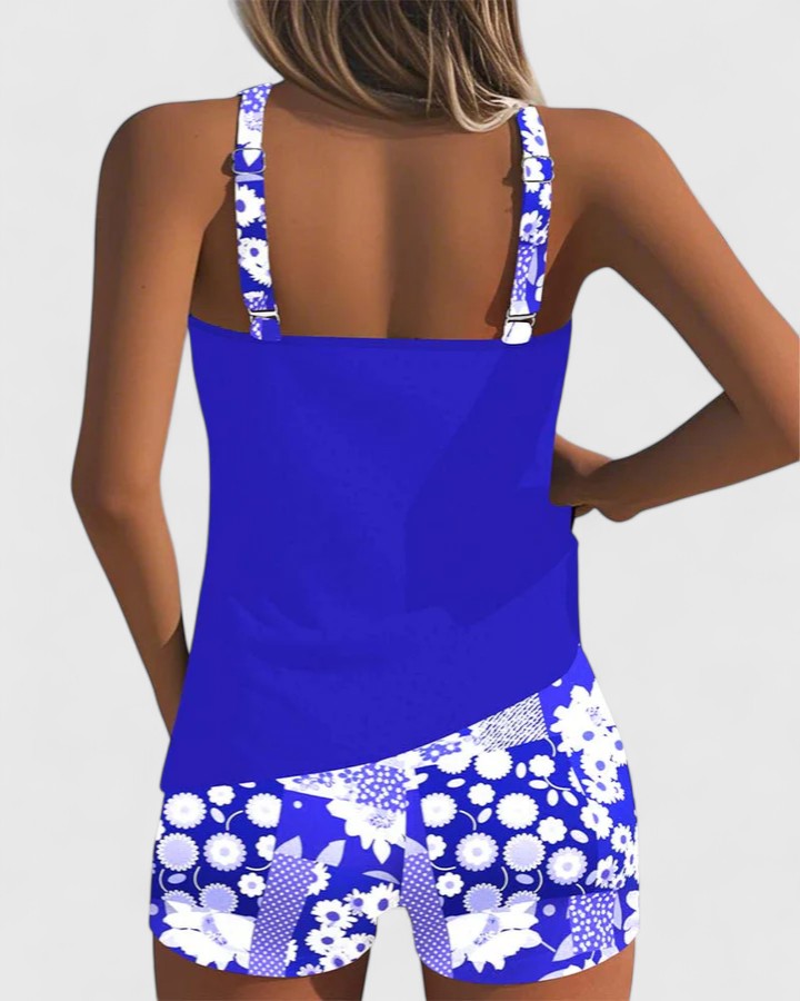 Chic Summer Tankini Marine