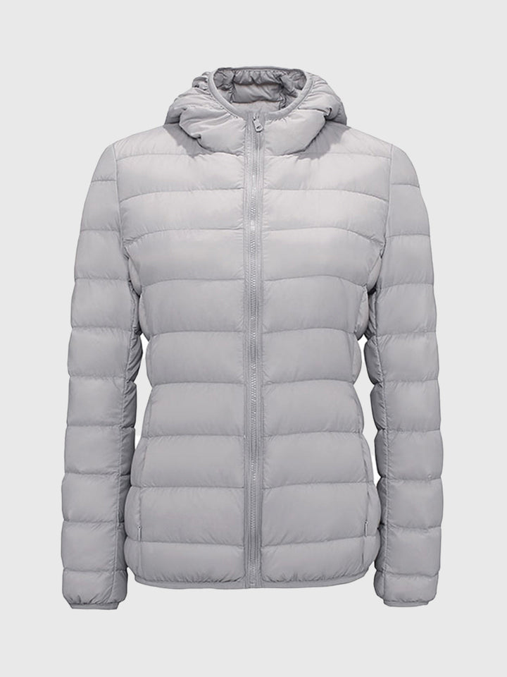 Lightweight Puffer Jacket with Down Filling