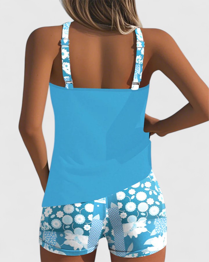 Chic Summer Tankini Marine
