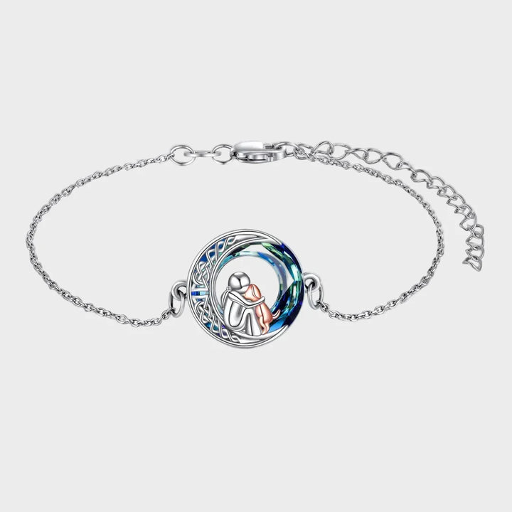 Adjustable Bracelet with Dog Charm in 925 Silver