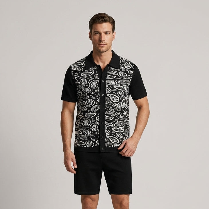 Owen Paisley Print Two-Piece Set
