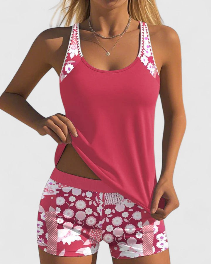 Chic Summer Tankini Marine