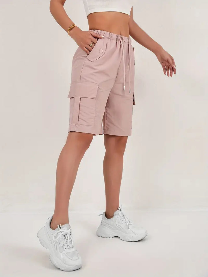 Lightweight Quick-Dry Cargo Shorts Daisy