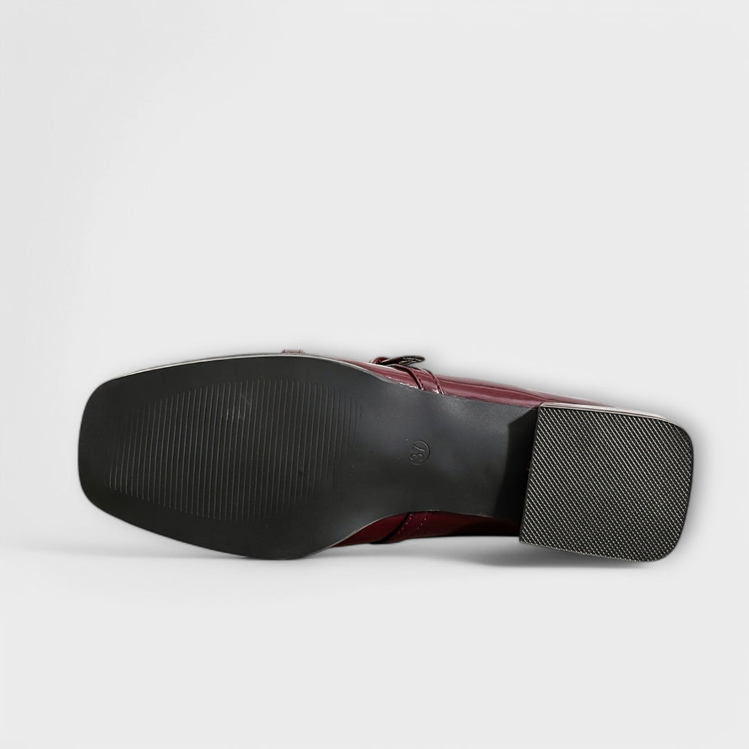 Isabel - Burgundy Moccasins