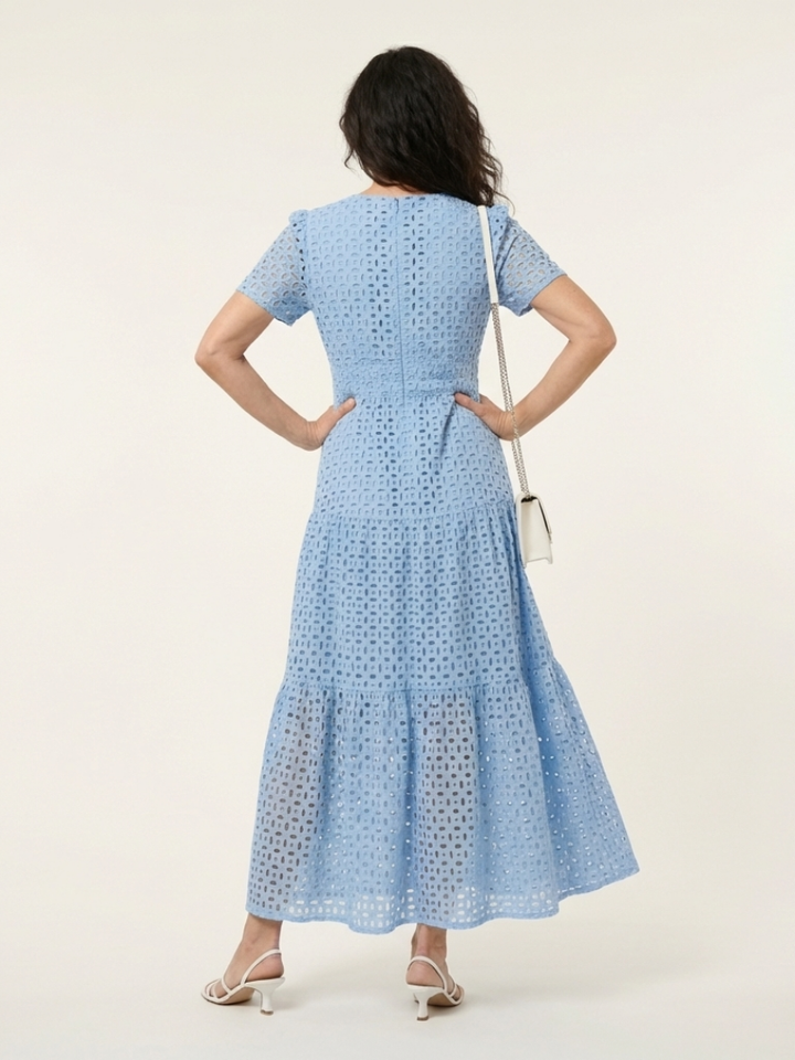 Brielle Short Sleeve Midi Dress