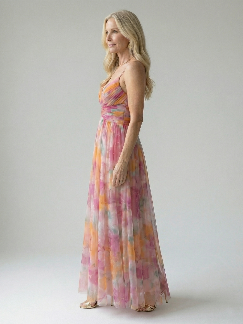 Soft Wrap Maxi Dress Isel