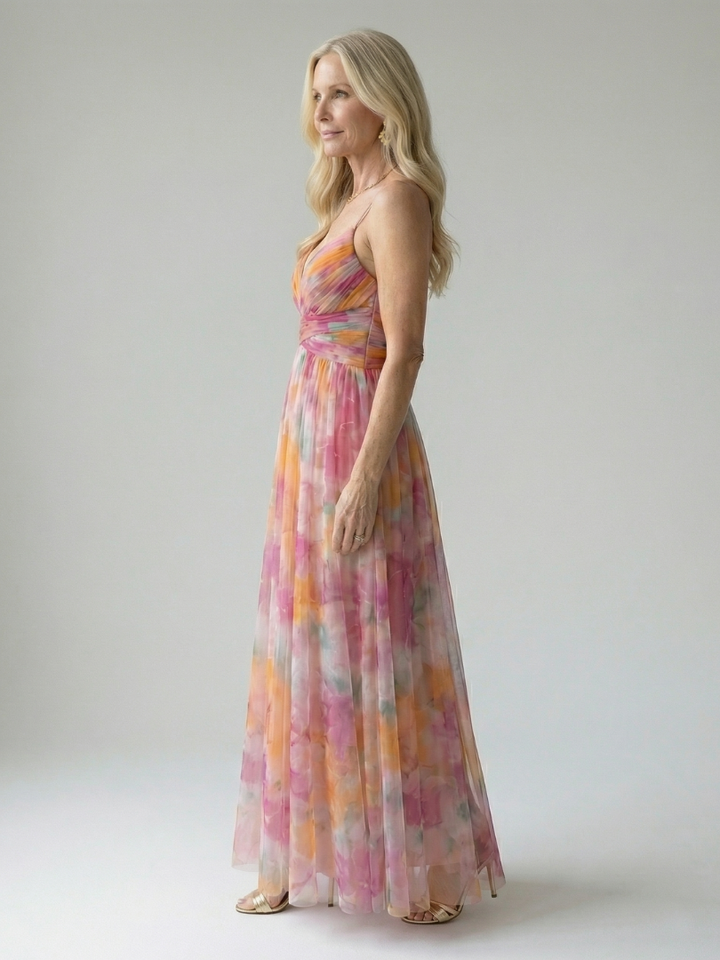 Soft Wrap Maxi Dress Isel