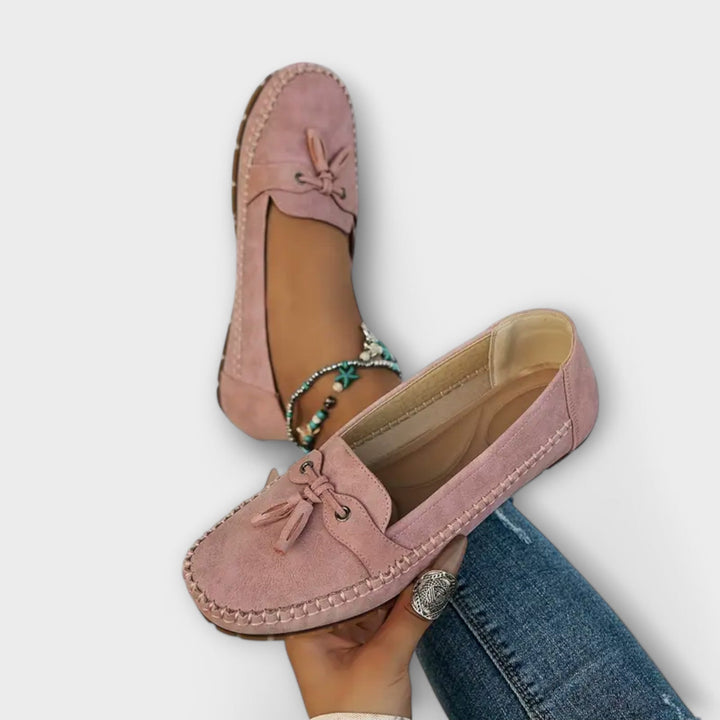 Teresa - Leather Moccasins
