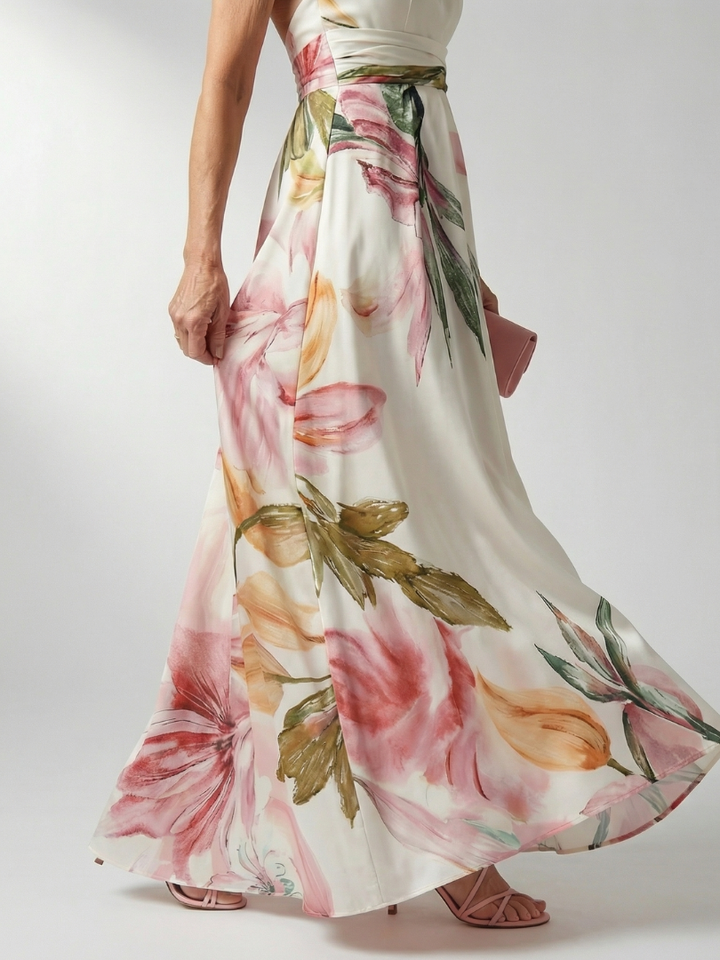 Light Floral Maxi Dress Amiel
