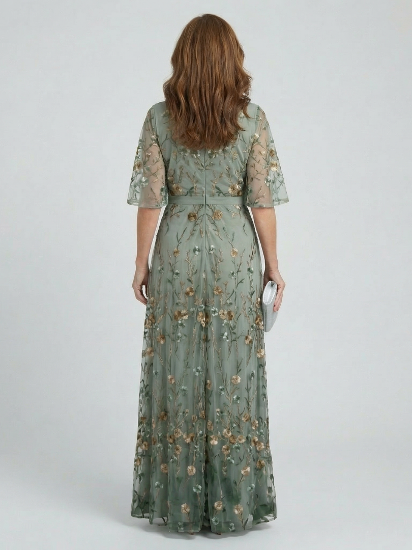 Maxi Halter Dress Bloom Flow Selora
