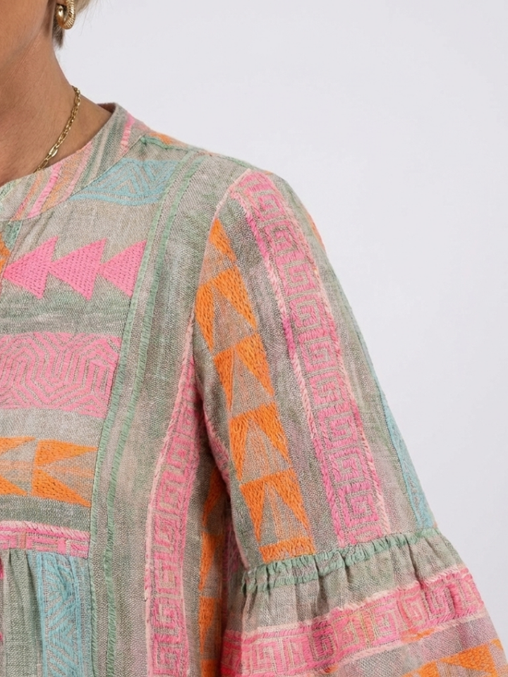 Geometric Print Dress Maelle