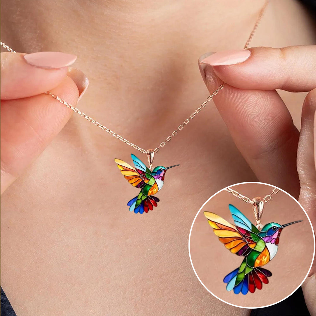 Necklace with "Hummingbird" Pendant – Celebrate Joy and Freedom