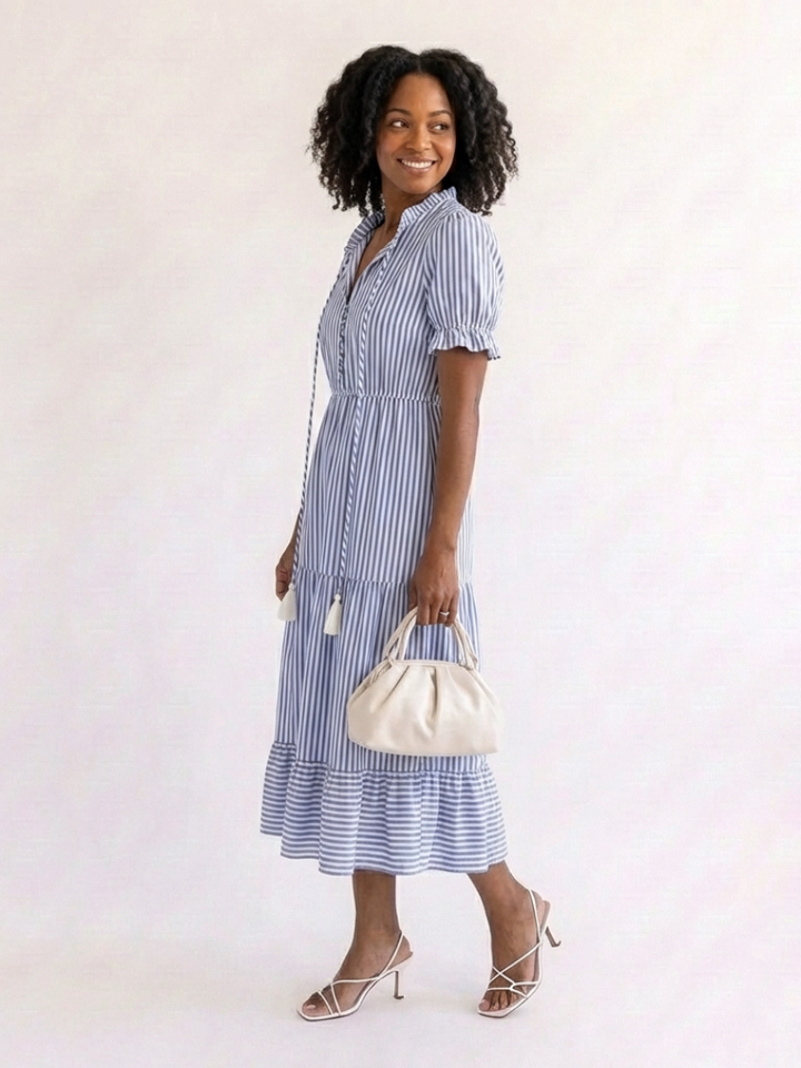 Dakato Short Sleeve Midi Dress