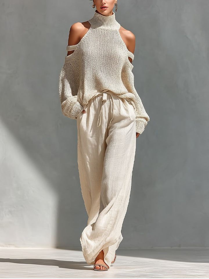 Camilla | Modern Knit and Linen Set