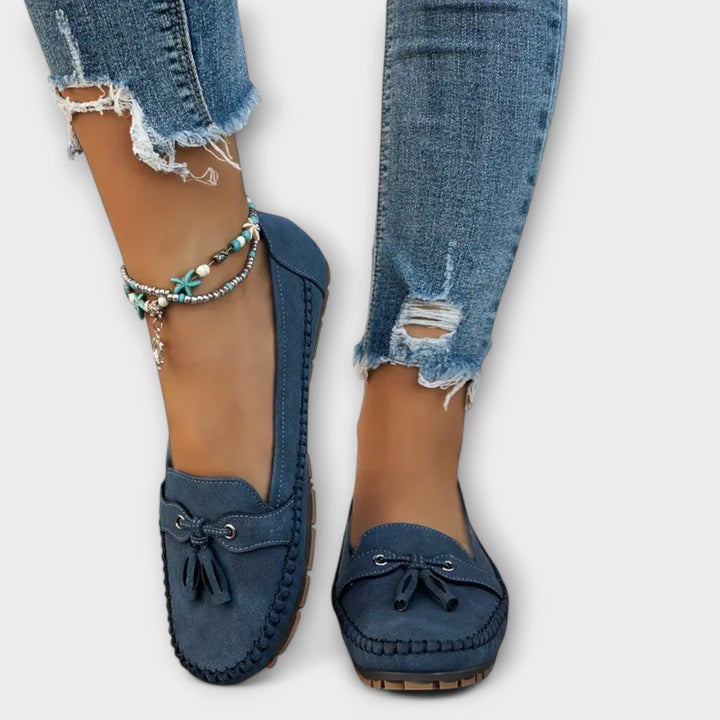 Teresa - Leather Moccasins