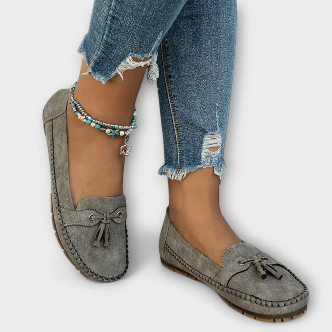 Teresa - Leather Moccasins