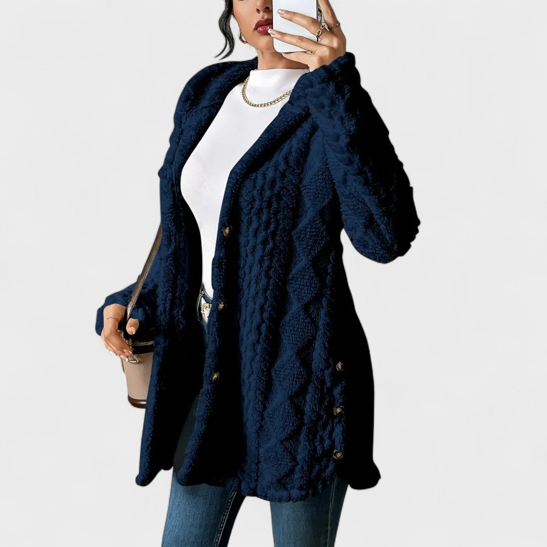 Cristina - Soft Hoodie Coat